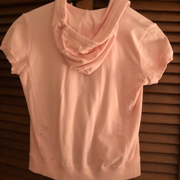 Baby barbie pink short sleeve hoodie y2k XS/S - Picture 2 of 5